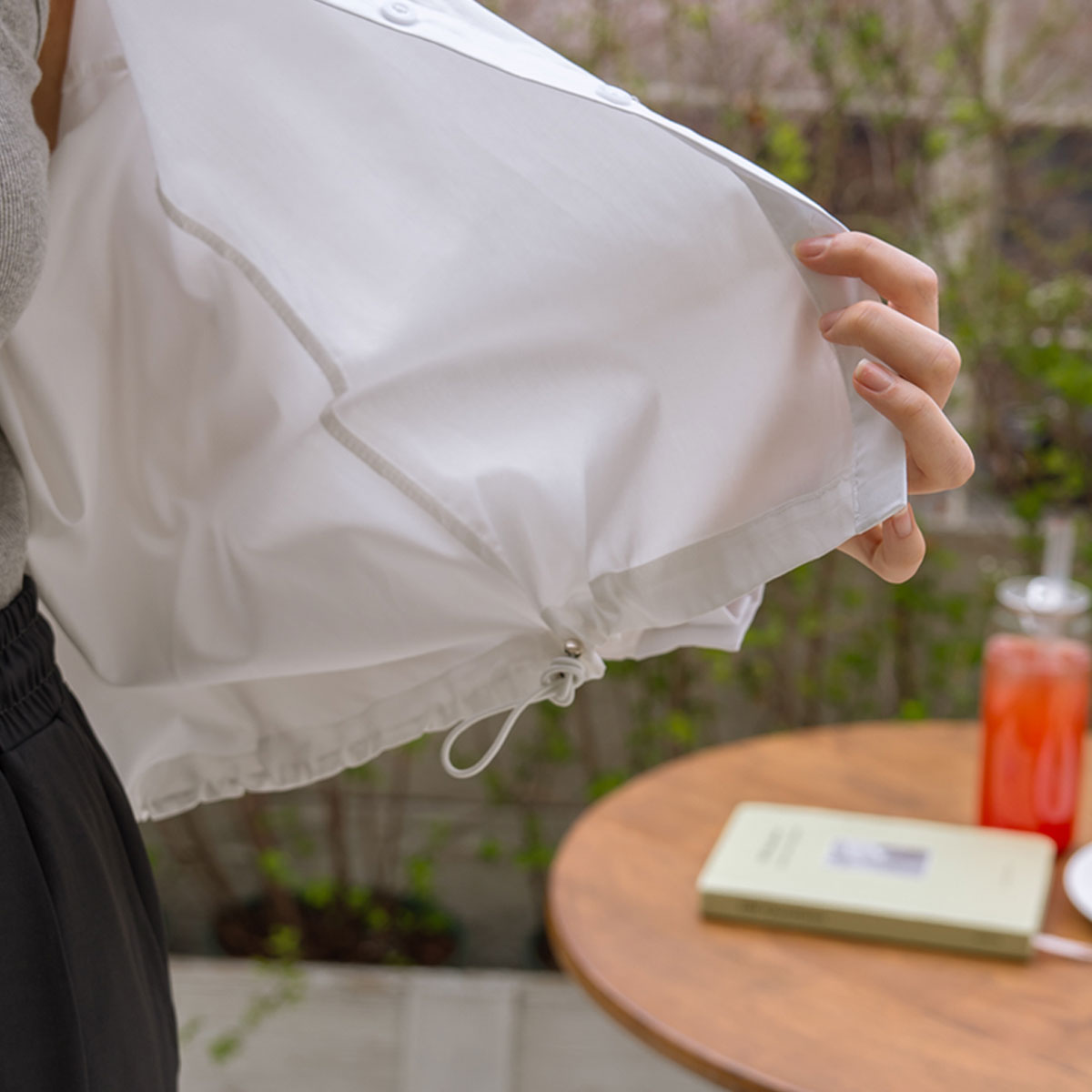 Stingray-fit string shirt