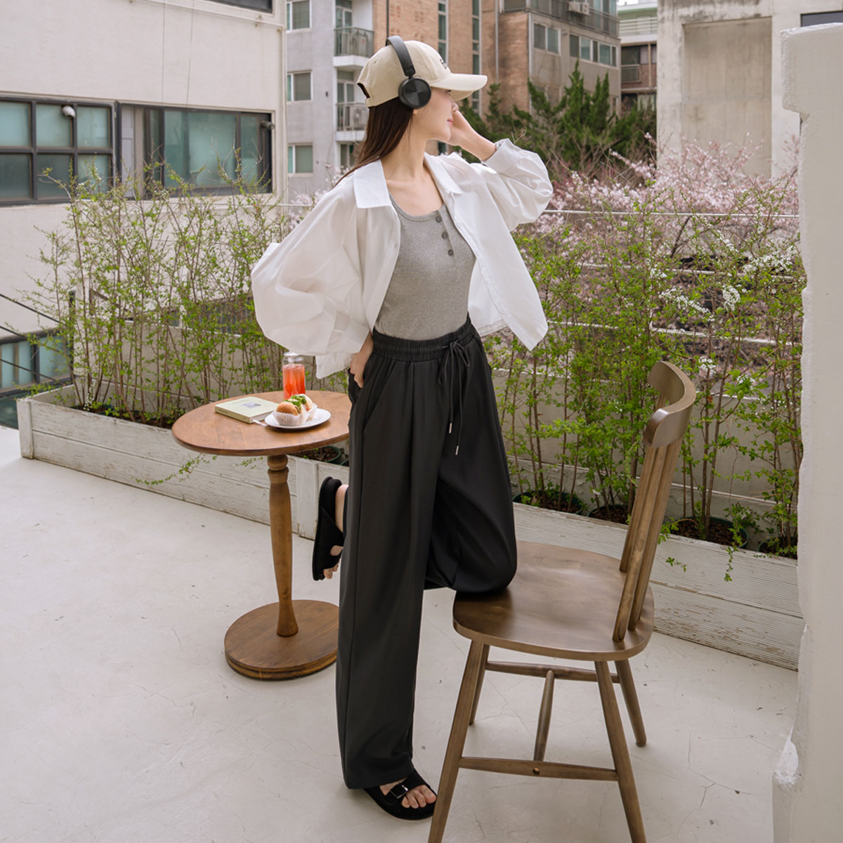 3-Type Cooling Quick-Dry Elastic Waist Pants