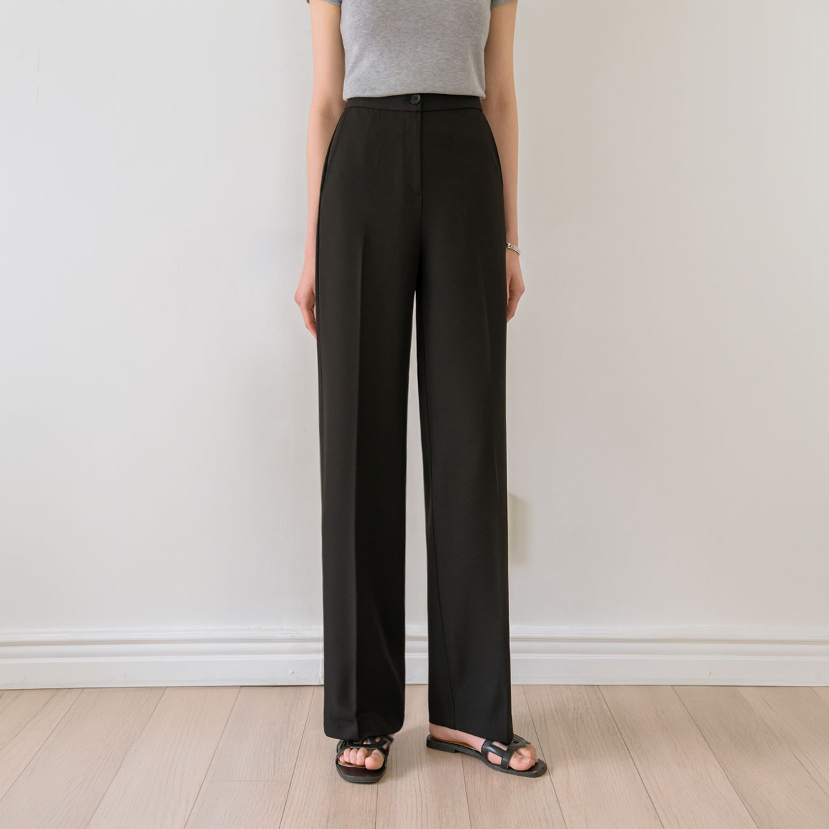 3-Type Light Stretch Wide & Bootcut Slacks