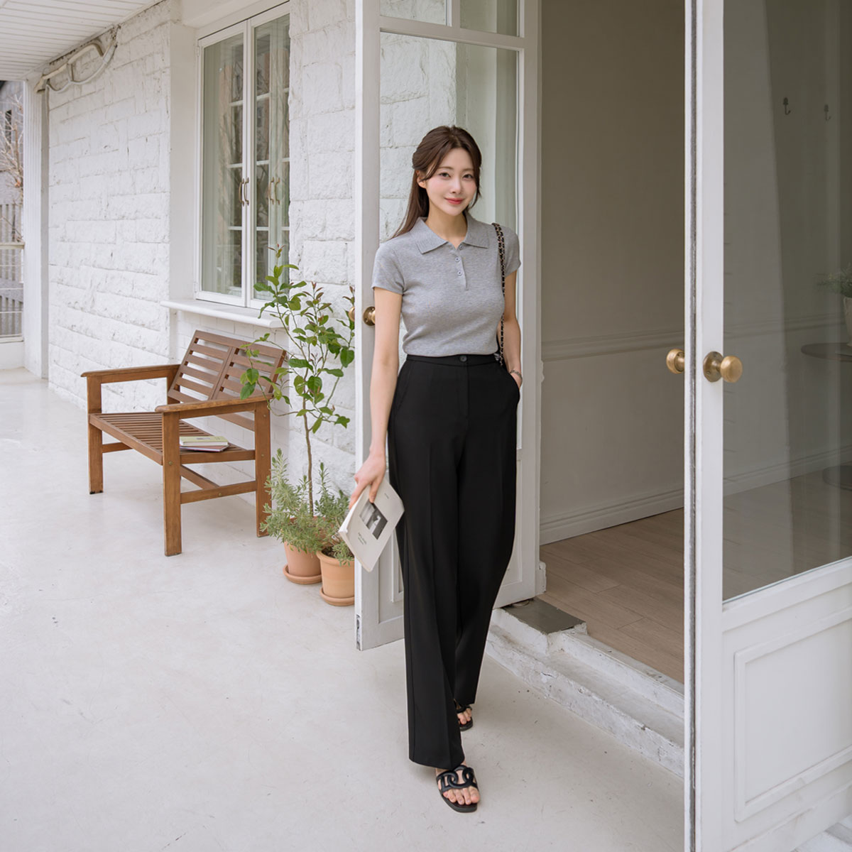 3-Type Light Stretch Wide & Bootcut Slacks