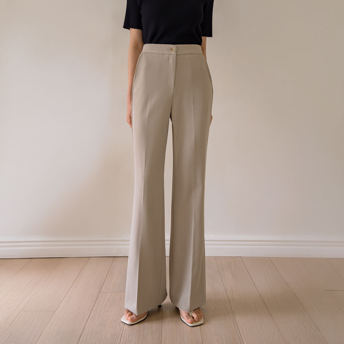 3-Type Light Stretch Wide & Bootcut Slacks