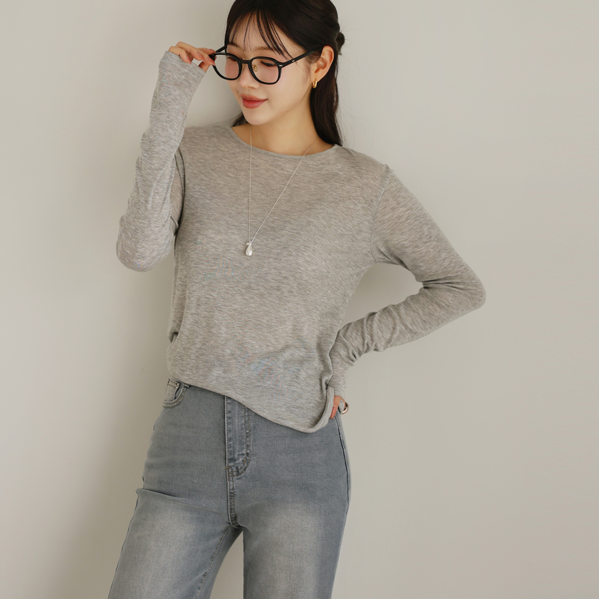 Lyocelle Span long-sleeve shirt