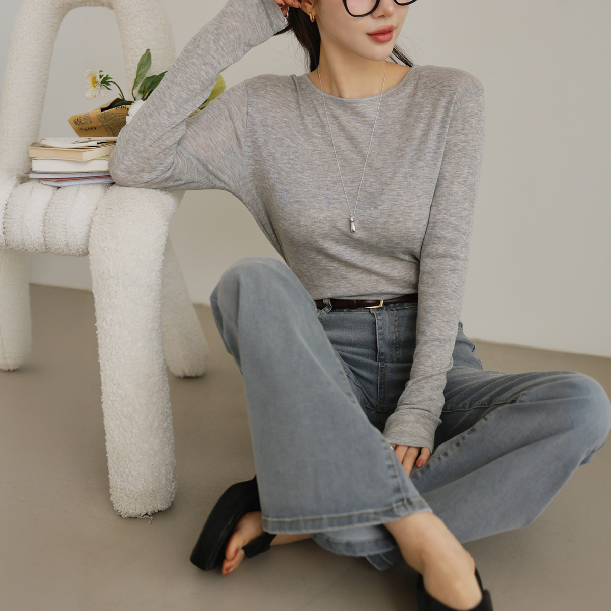 Lyocelle Span long-sleeve shirt