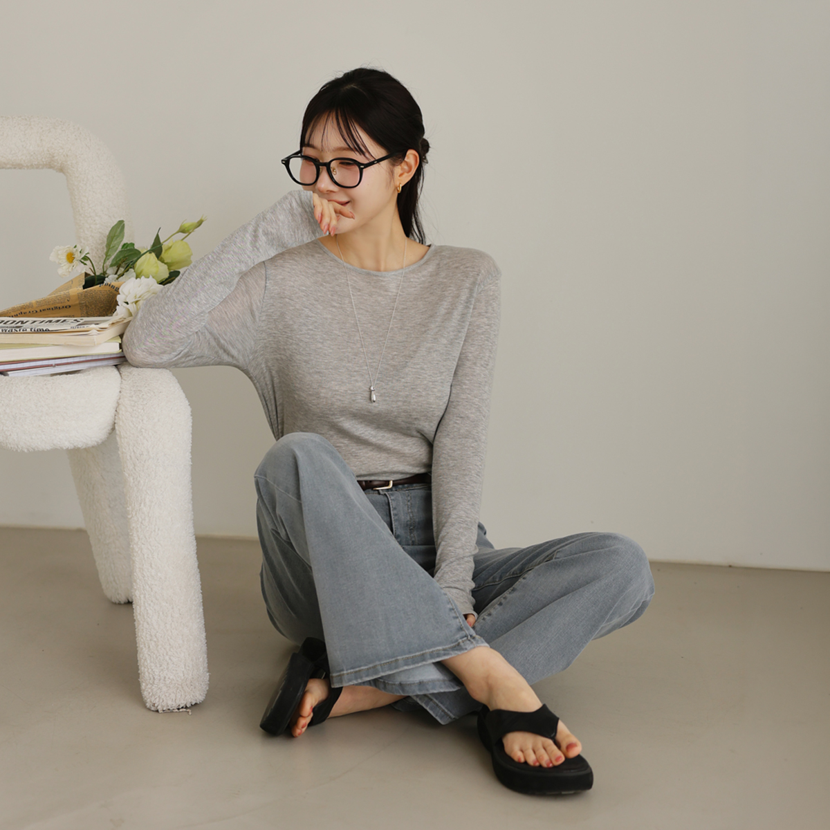 Lyocelle Span long-sleeve shirt