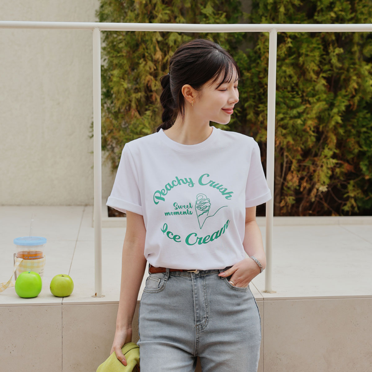 Washable Ice Cream Short T-shirts (Dryer Safe)