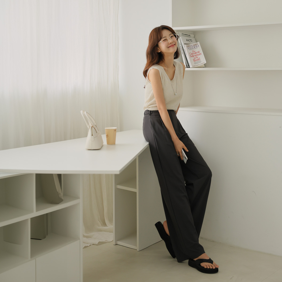 3TYPE Sal-Ice Cool Bijo Tension Slacks Pants