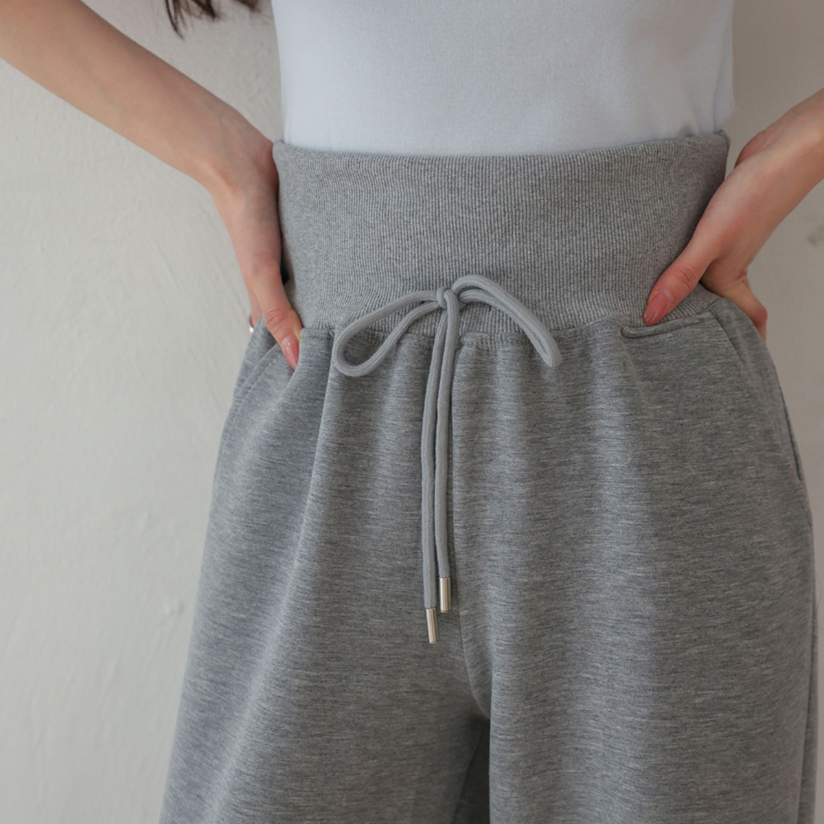 2-Type Belly Cover Span Wide Pants