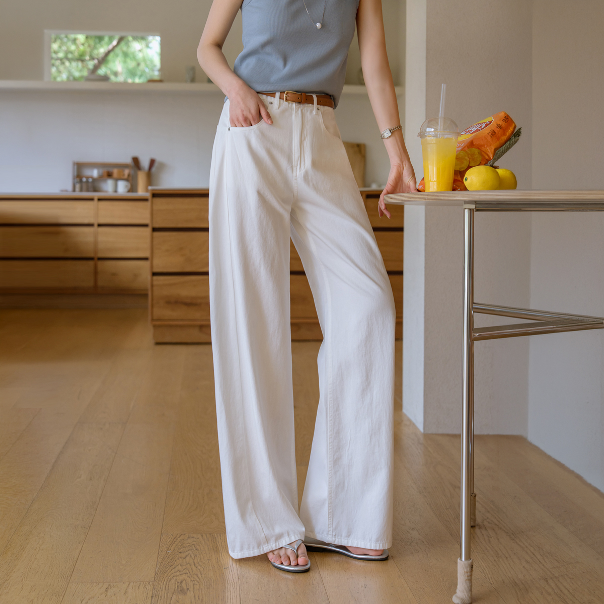 <b>[Opening Special]</b> 3 Types of Illusion Lyocell Wide Pants