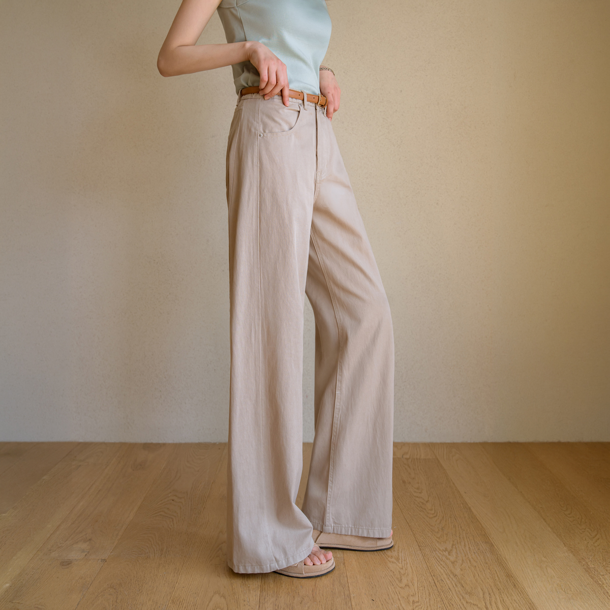 <b>[Opening Special]</b> 3 Types of Illusion Lyocell Wide Pants