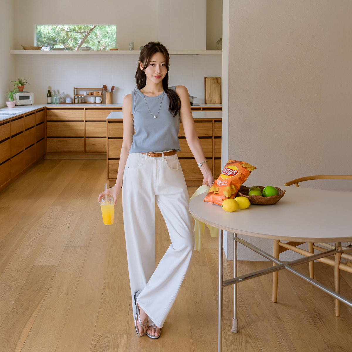 <b>[Opening Special]</b> 3 Types of Illusion Lyocell Wide Pants