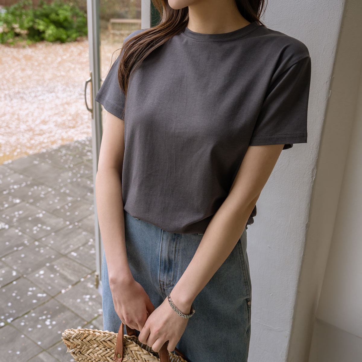 <b>[Special 2-Piece Deal]</b> Daily Basic Modal Short Sleeve Tee