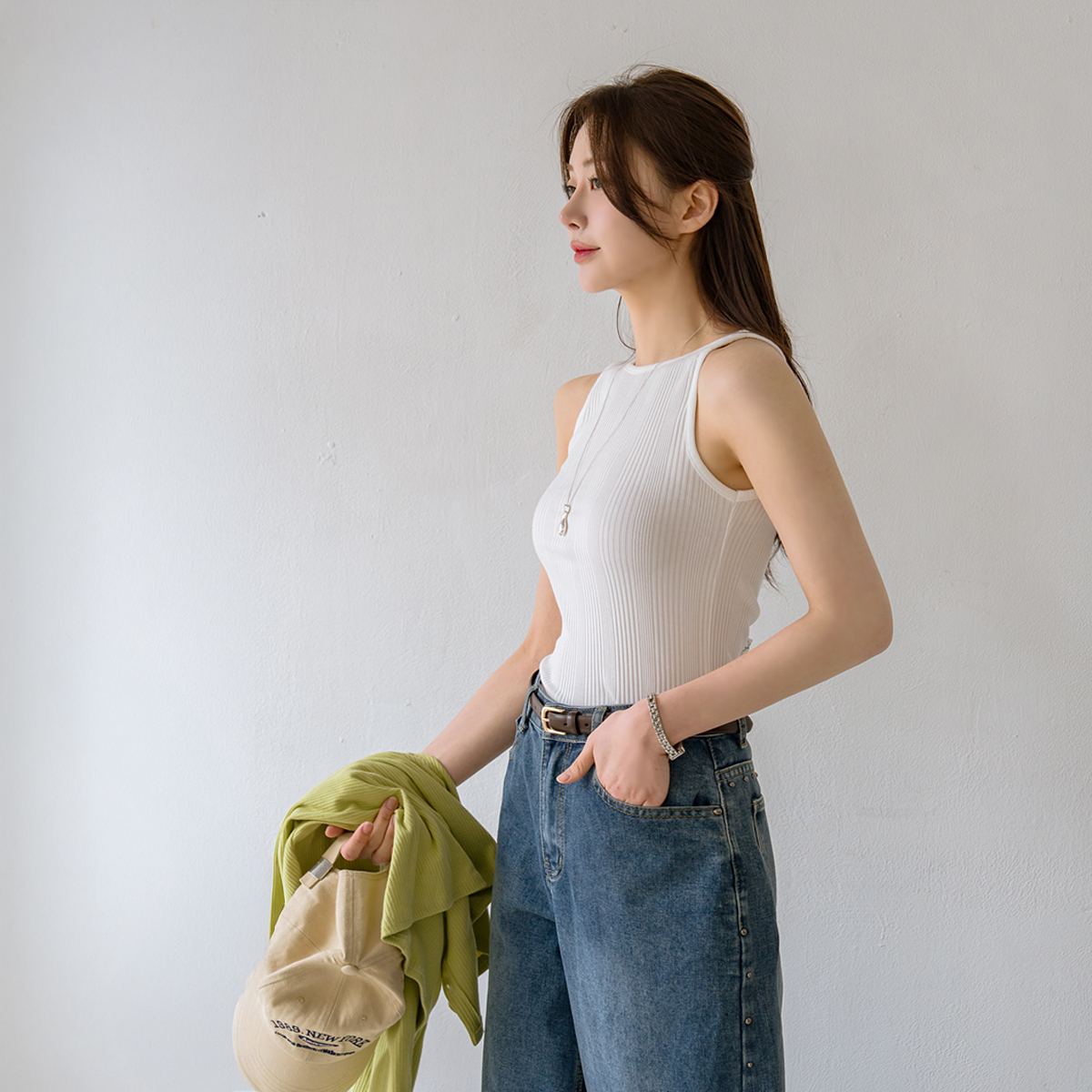 Mango Modal Ribbed Sleeveless
