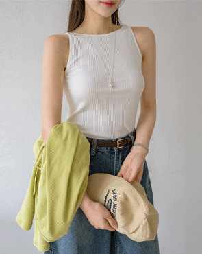 Mango Modal Ribbed Sleeveless