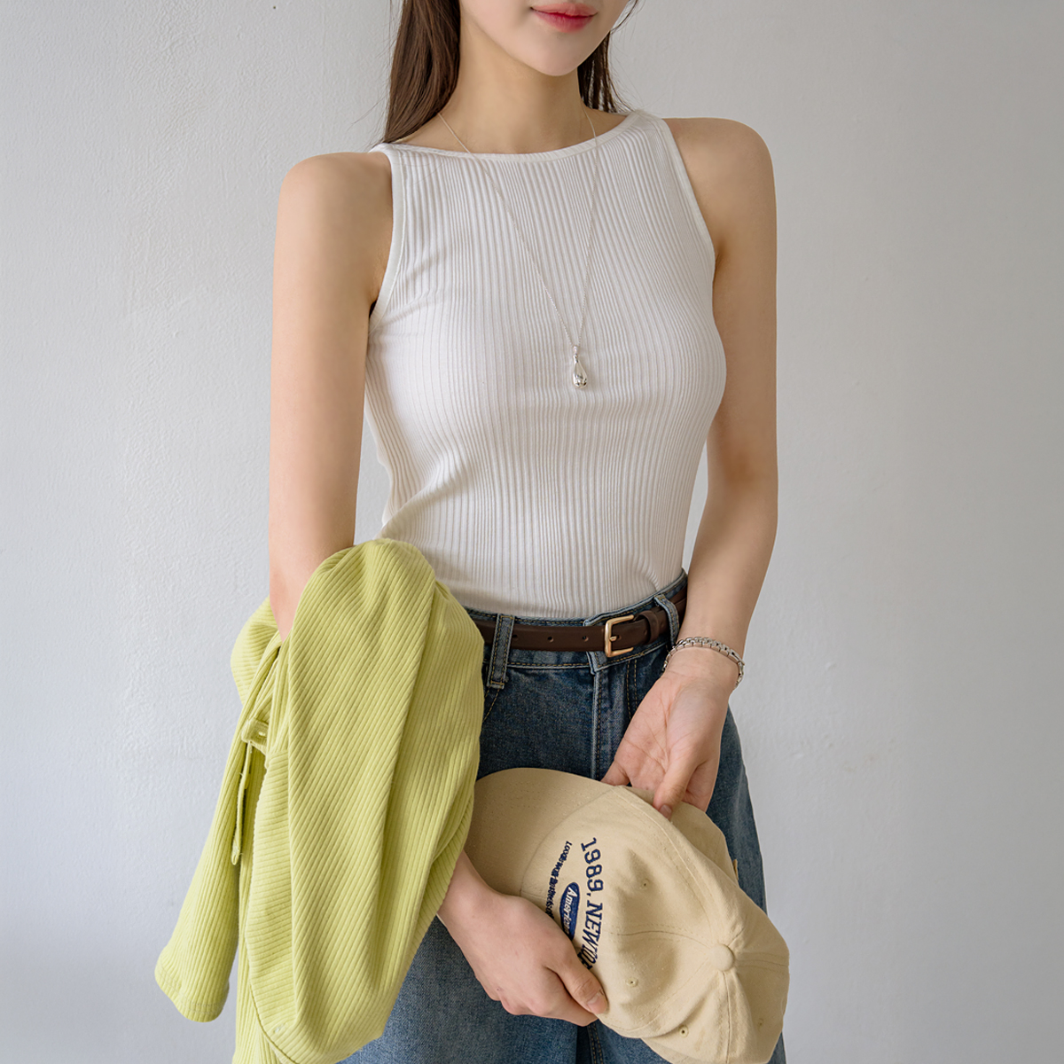 Mango Modal Ribbed Sleeveless