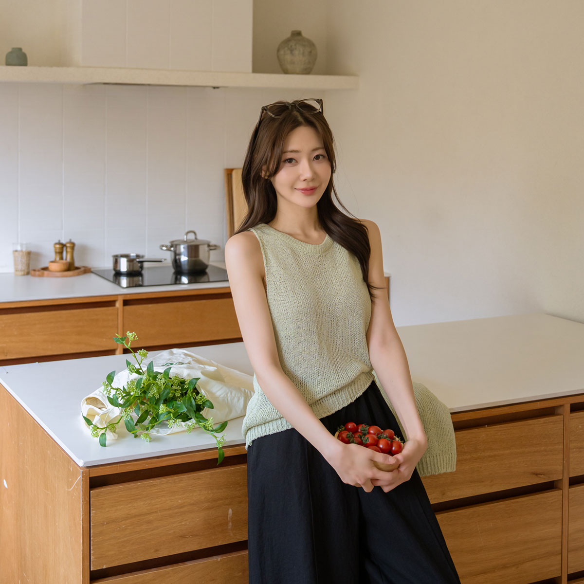 Layered Sleeveless Set Knit