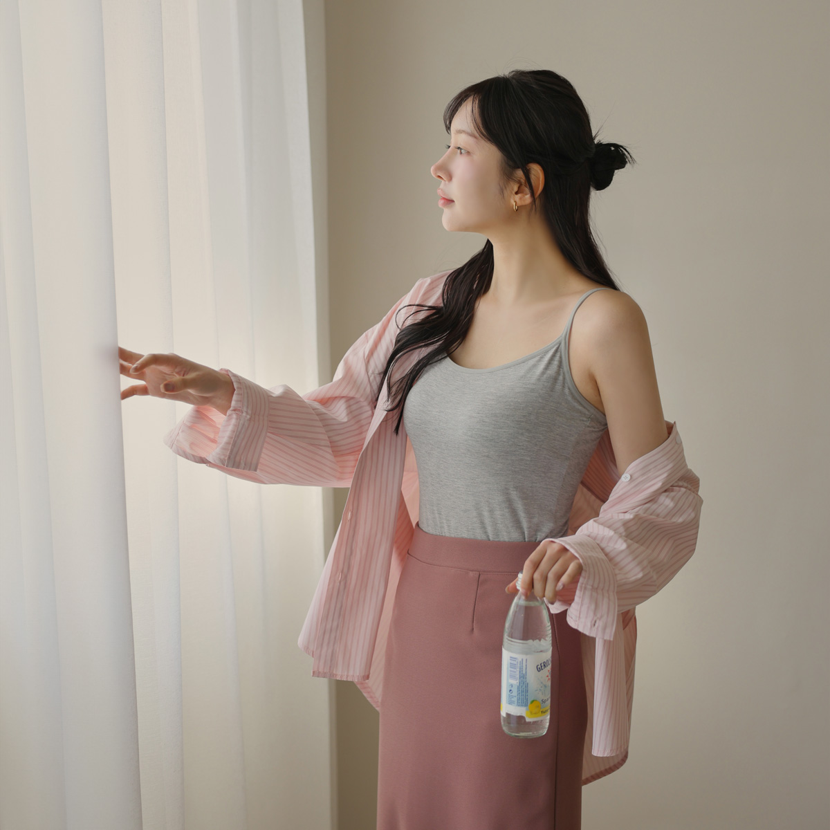 <b>[Special Offer]</b> Easy Fit Viscose Sleeveless Top with Built-in Cup (M~2XL)