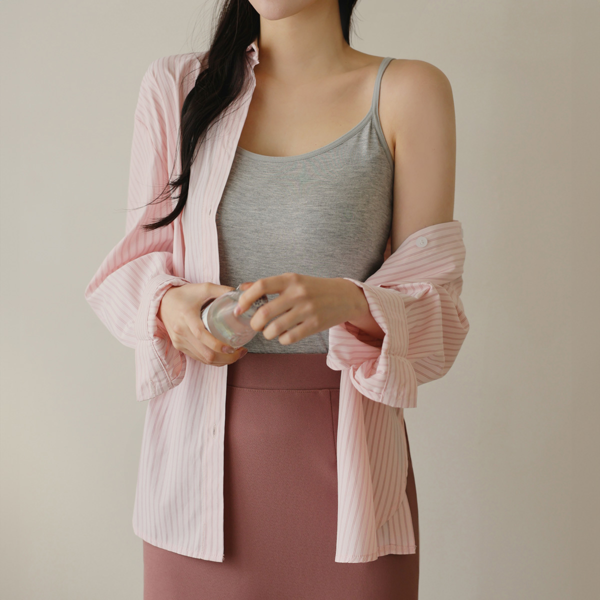 <b>[Special Offer]</b> Easy Fit Viscose Sleeveless Top with Built-in Cup (M~2XL)