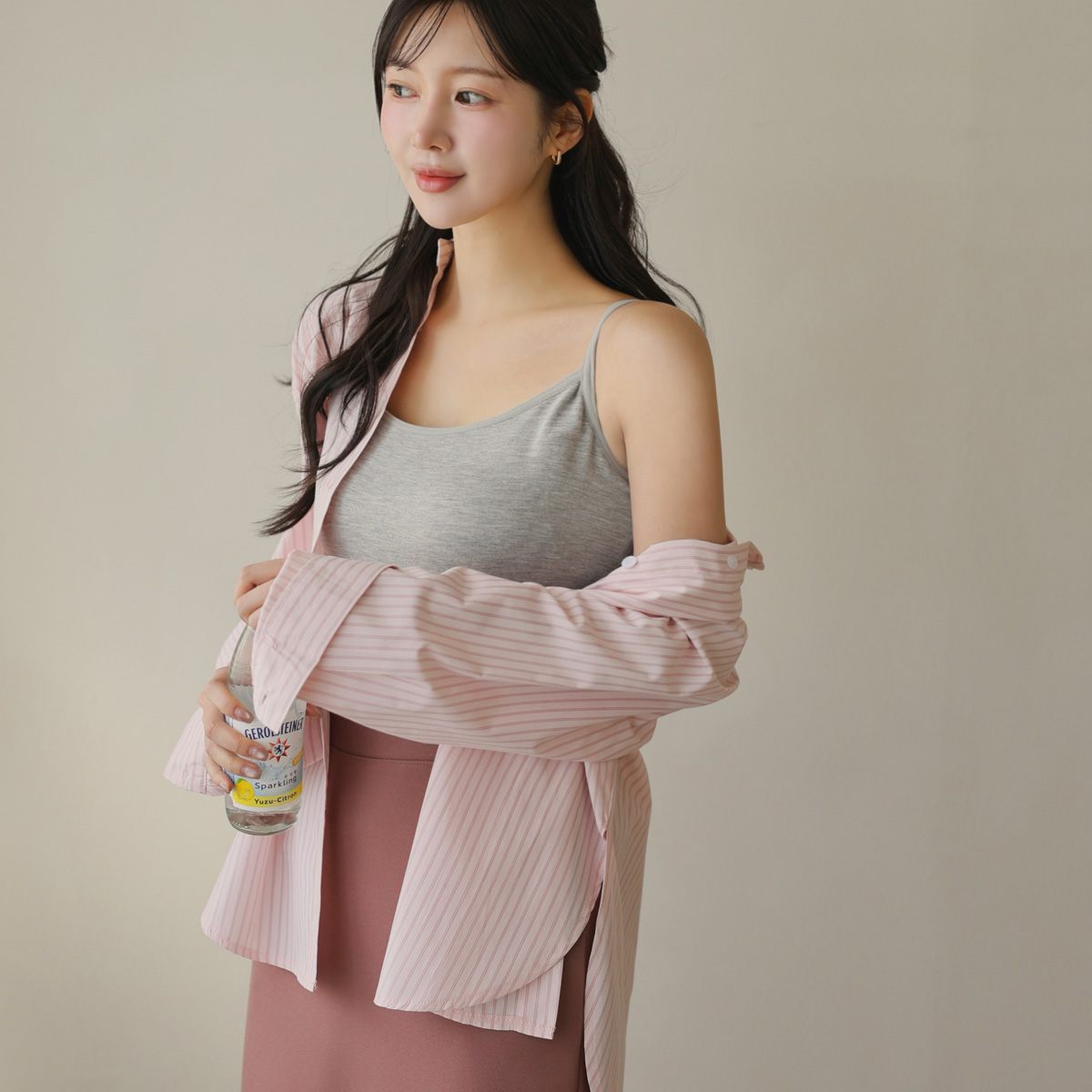 <b>[Special Offer 2-Piece Set]</b> Easy Fit Viscose Sleeveless 2-Piece Set with Built-in Cups (M~2XL)