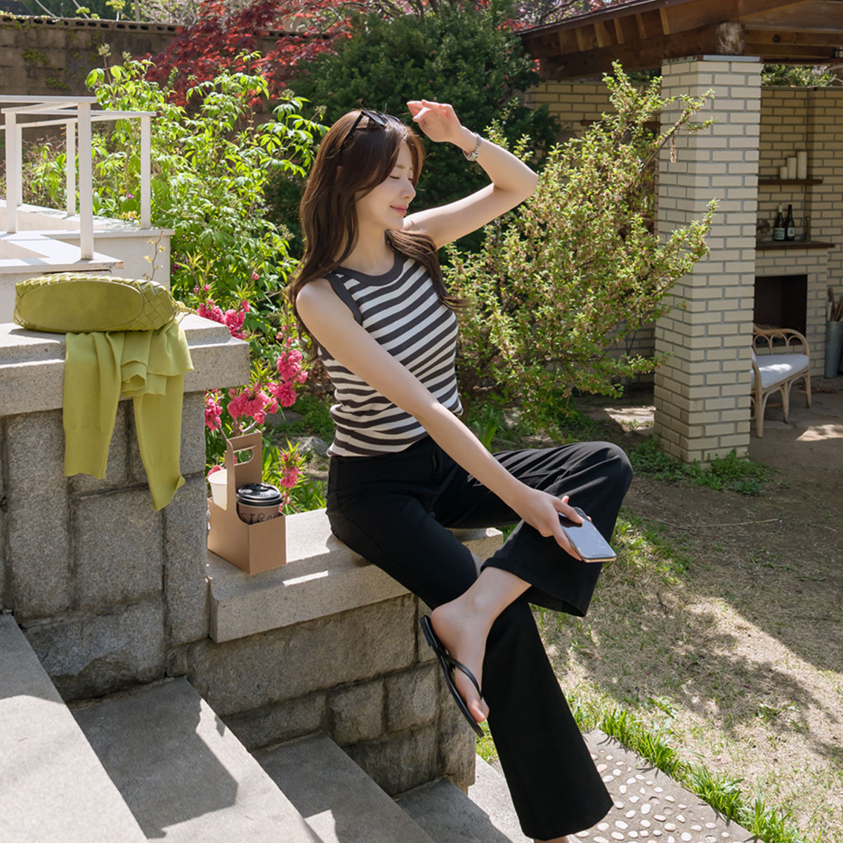 Soft viscose sleeveless knit