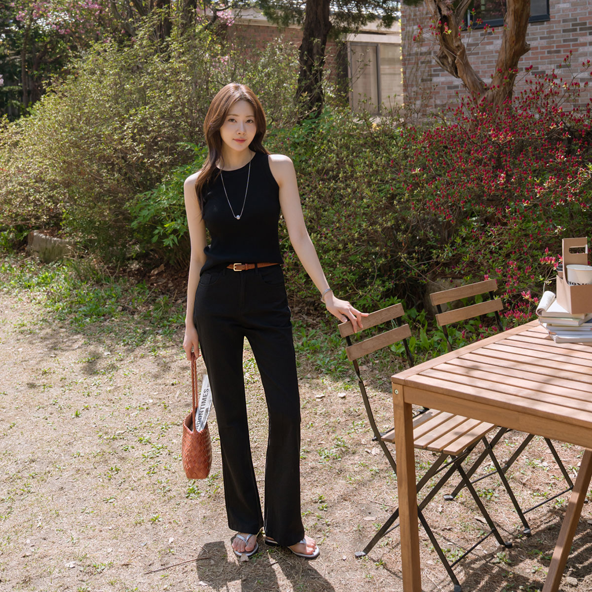 Soft viscose sleeveless knit