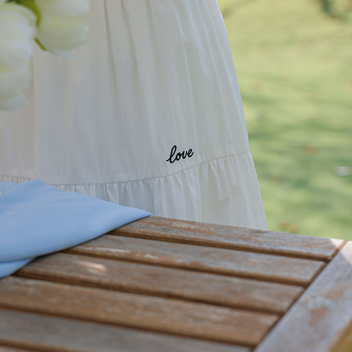 <b>[Made]</b> Love Shirring Tiered Skirt