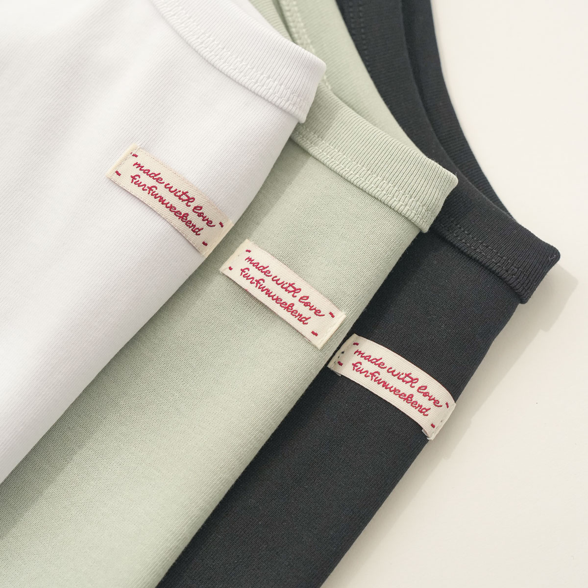 Label Spandex U-neck Sleeveless Top