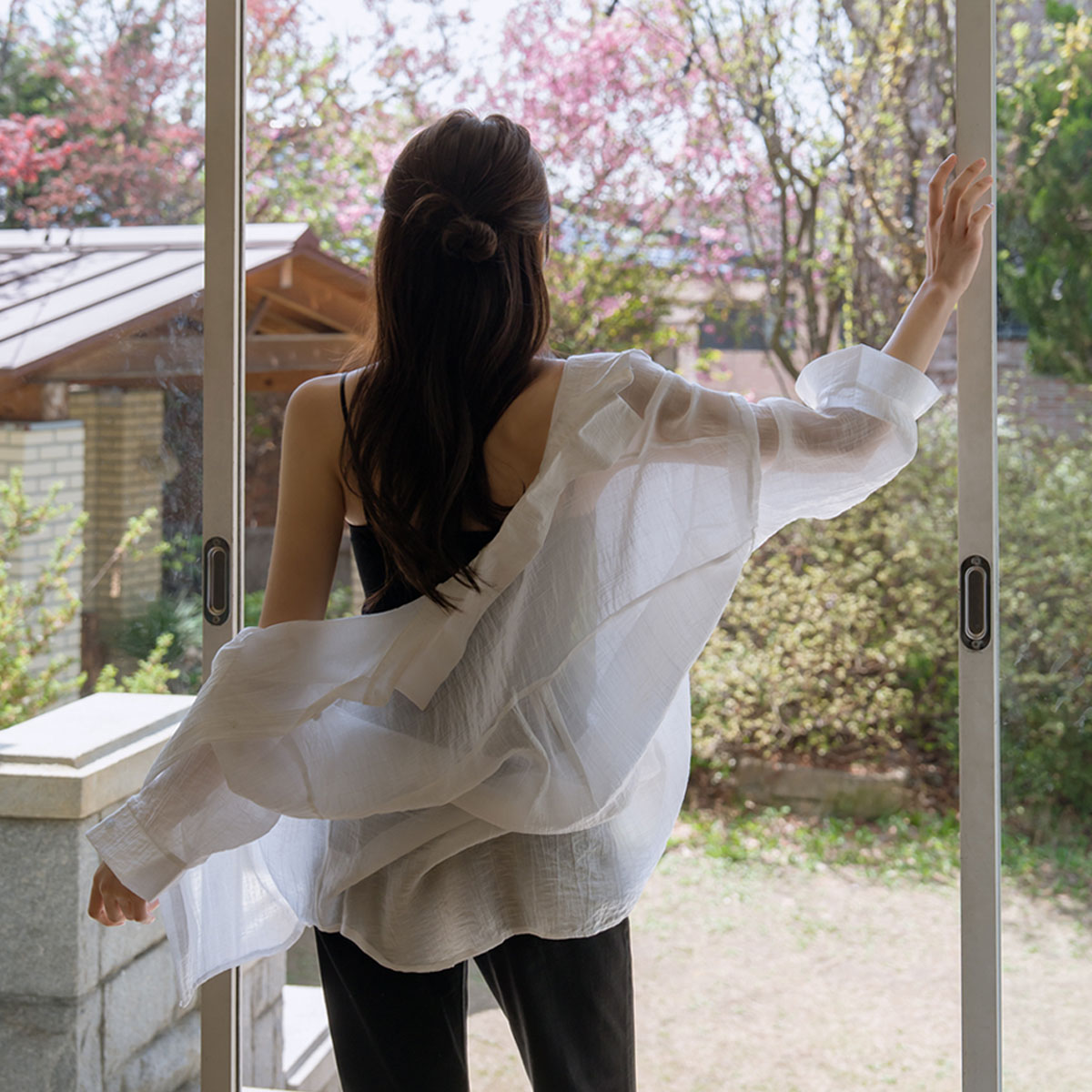 Salanta See-through Pocket Shirt