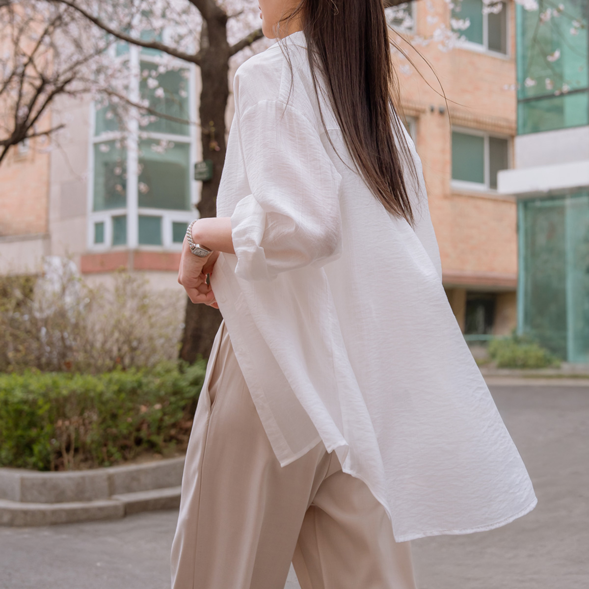 <b>[Opening Special]</b> <b>[Made]</b> Tencel Soft Oversized Shirt