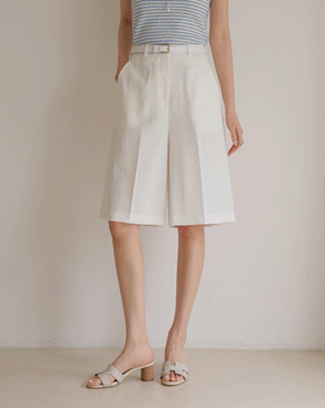 Soft Cooling Bermuda Half-length Slacks