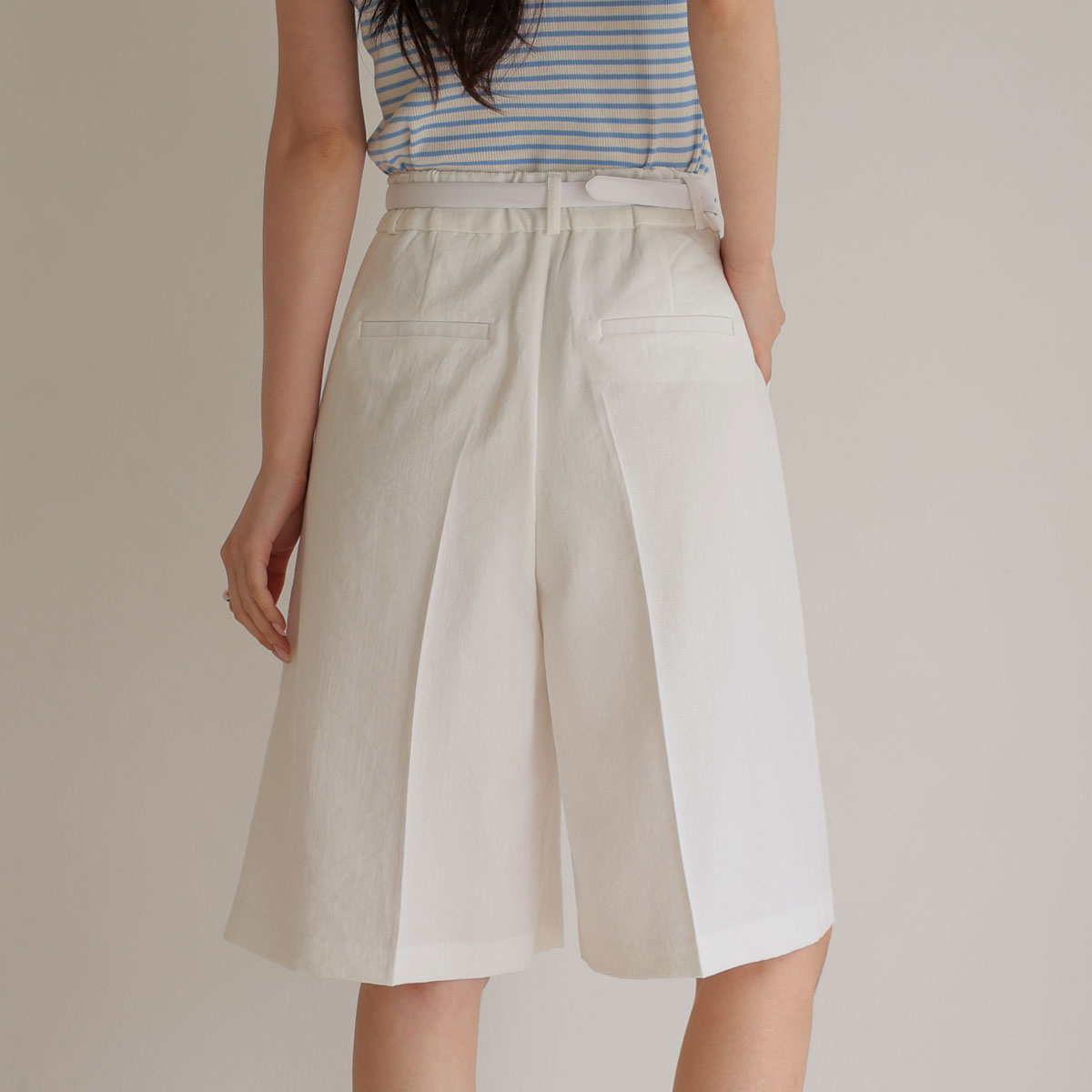 Soft Cooling Bermuda Half-length Slacks