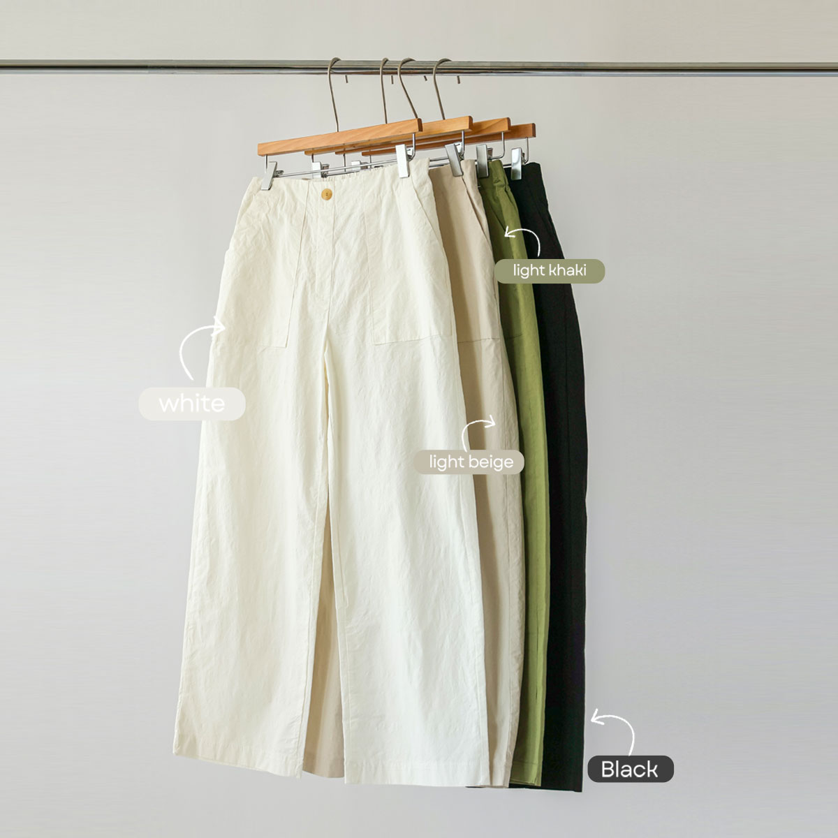 Cool Pocket 9/10 Wide Pants