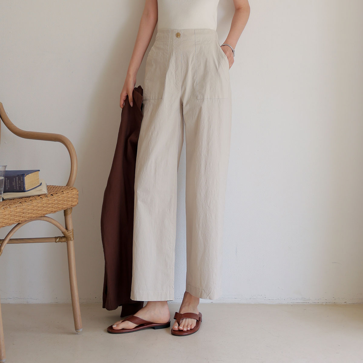 Cool Pocket 9/10 Wide Pants