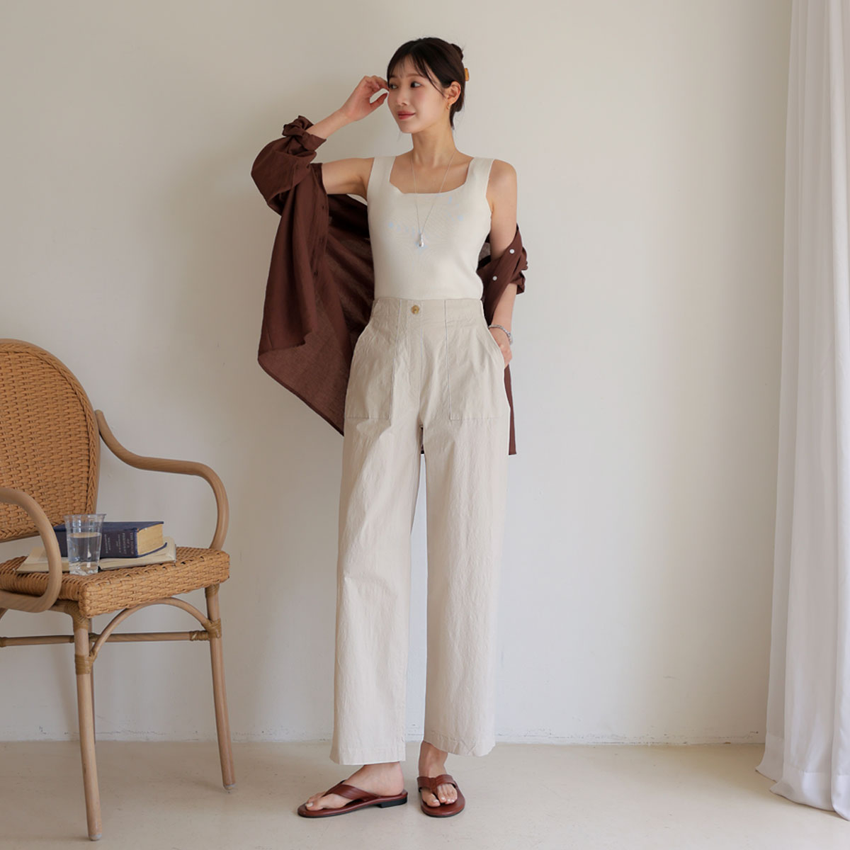 Cool Pocket 9/10 Wide Pants