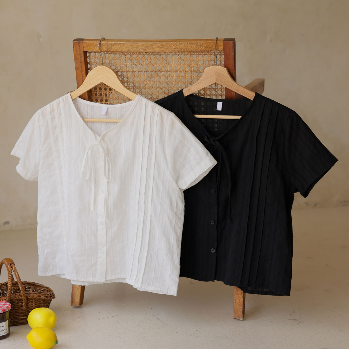 Triple Pintuck Blouse