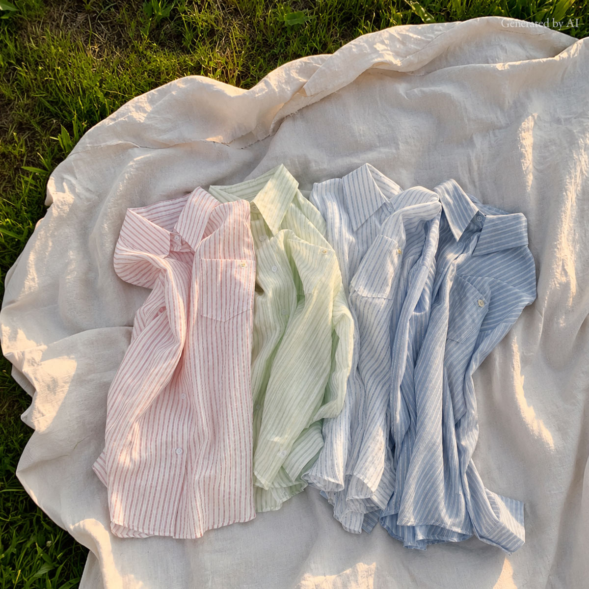 Cool Stripe Seersucker Shirt