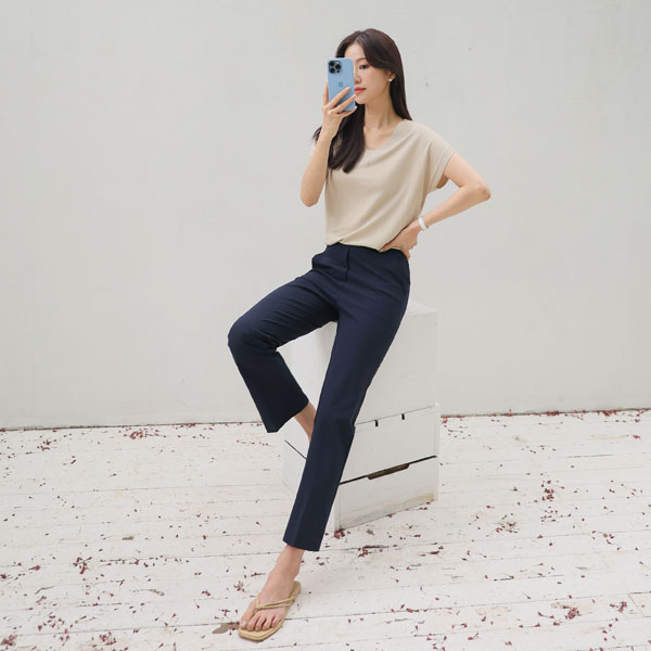 Max Cool 9/10 Length Tension Straight Pants (55-88)