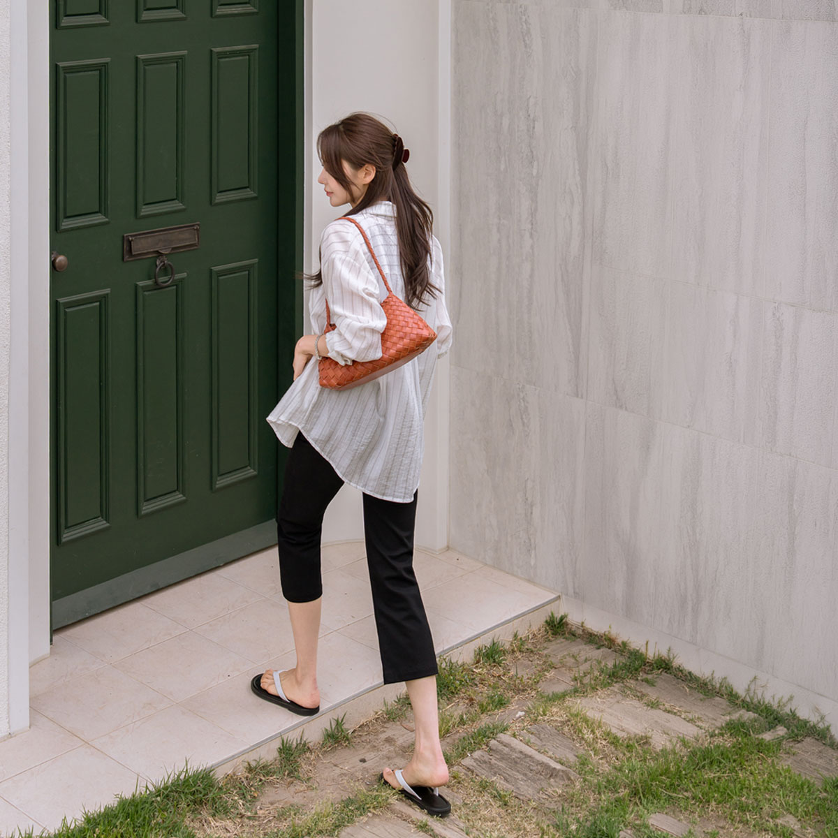 Striped Lyocell Shirt