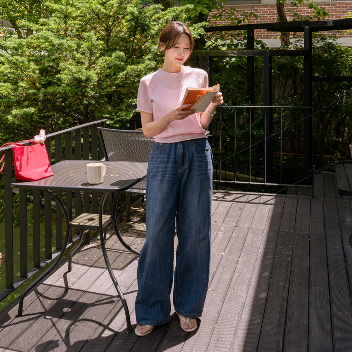 2-Type Cool Light Viscose Denim Pants