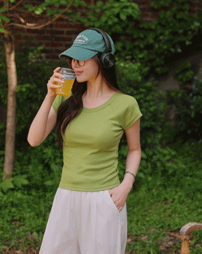 Cheese Spandex Crop Short T-shirts