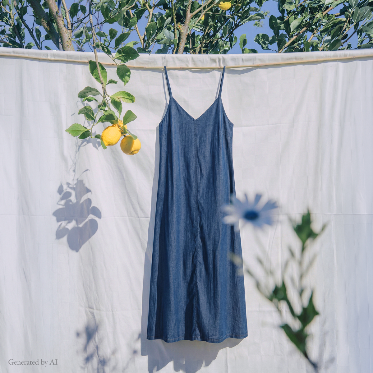 <b>[Opening Special]</b> <b>[Made]</b> Silky-Like Denim Bustier Dress
