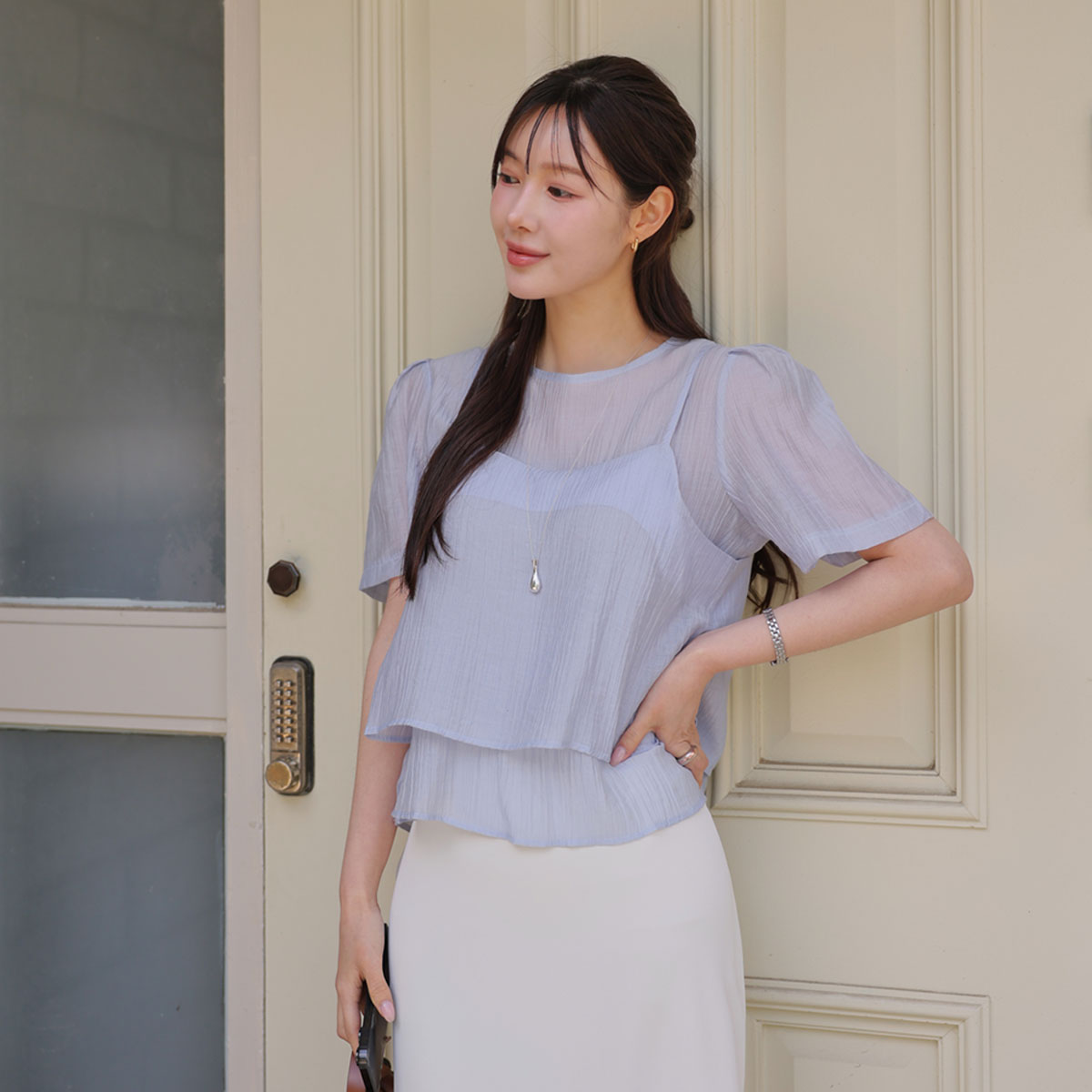 Bustier Set Summer Blouse
