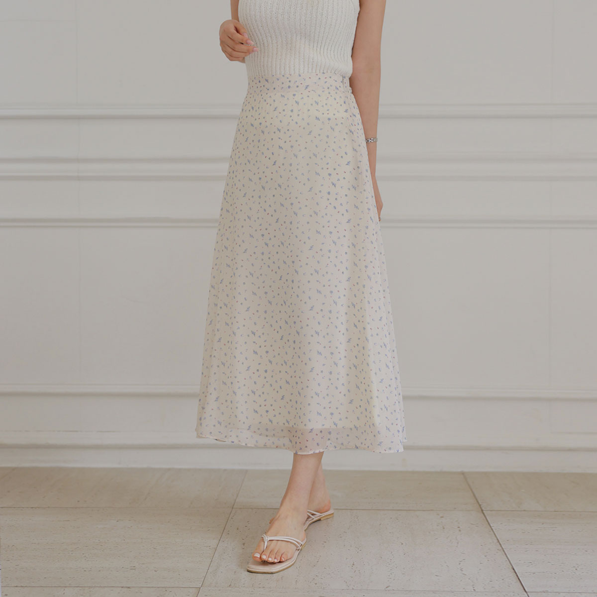 Lilac flare skirt