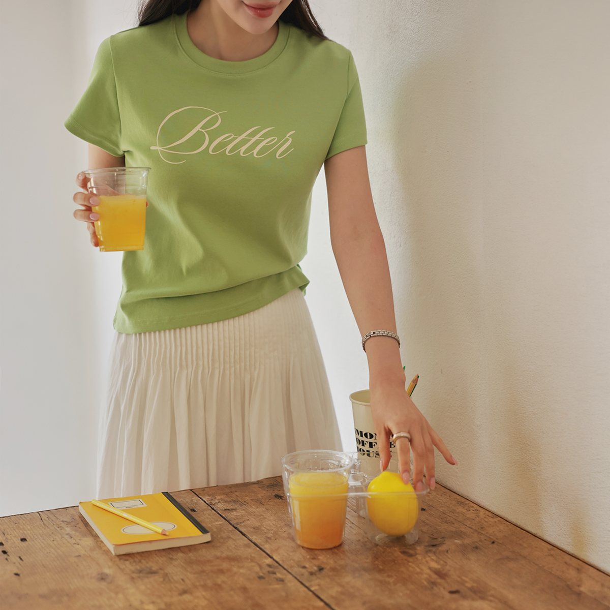 Beruspan cropped short-sleeve tee