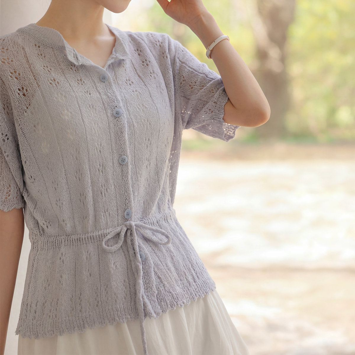 Denisqat string cardigan