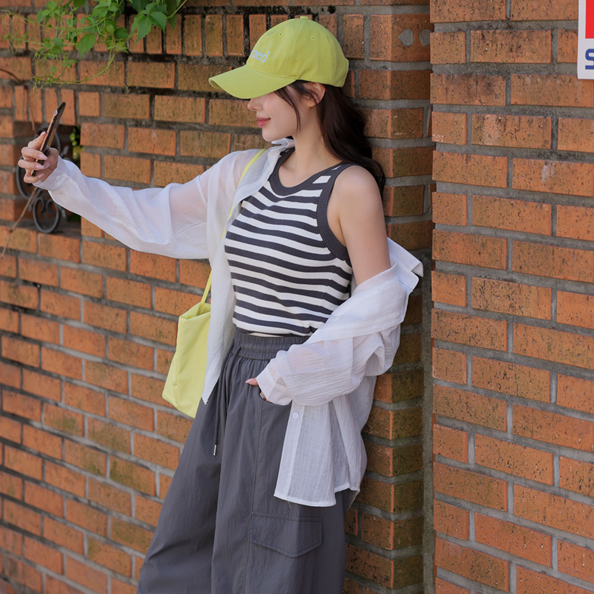 <b>[Special 2-Piece Deal]</b> Cien See-through Look Yoru Shirt