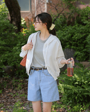See-through linen stripe shirts