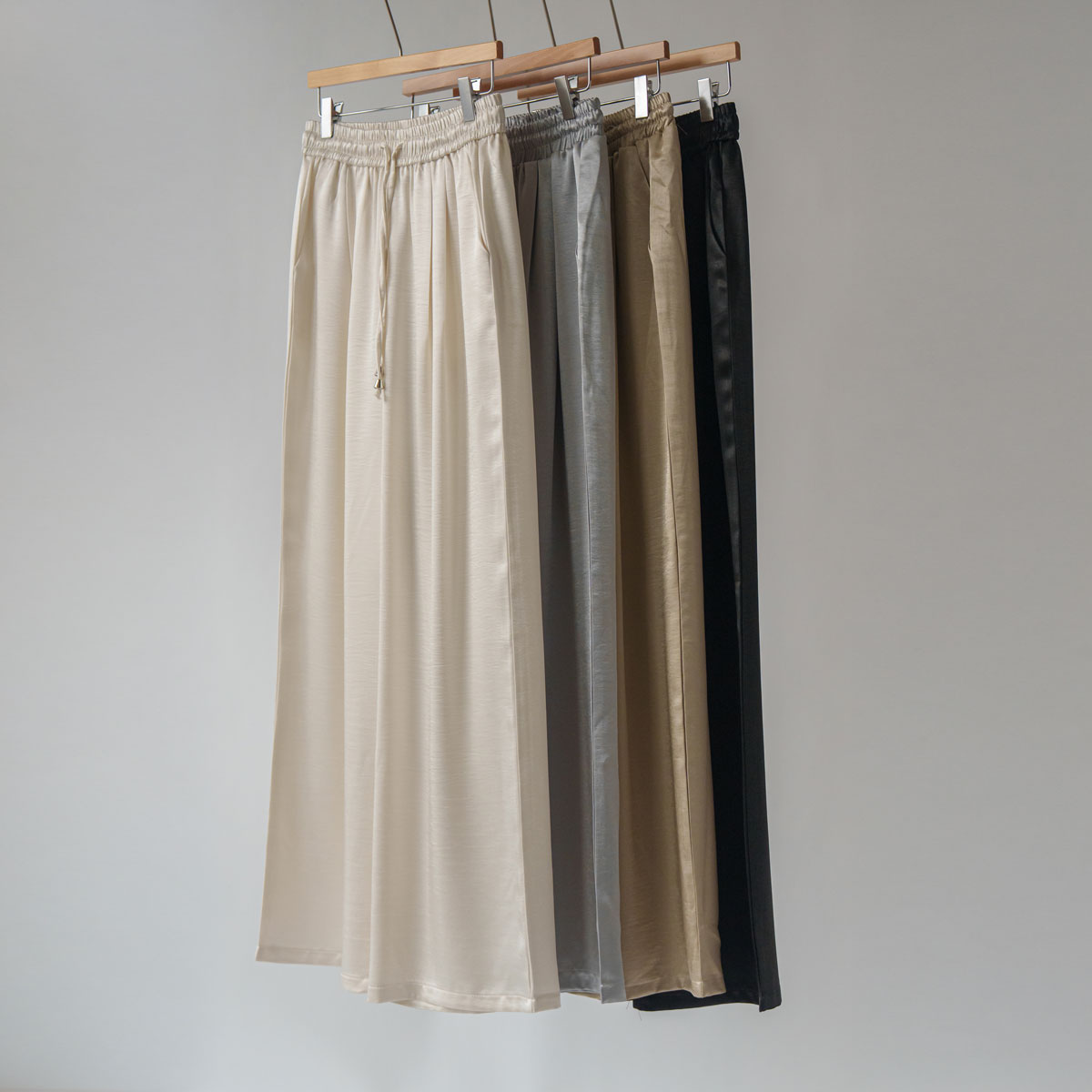 Ice banding silky pants