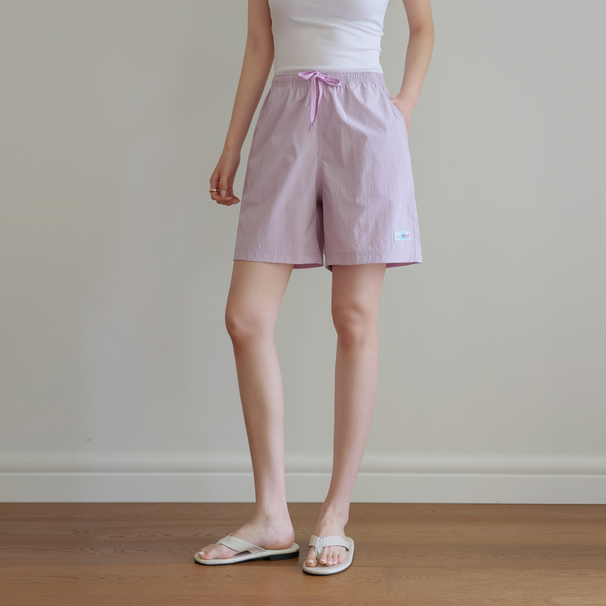 <b>[Opening Special]</b> Drycool Crinkly Elastic Waist Shorts