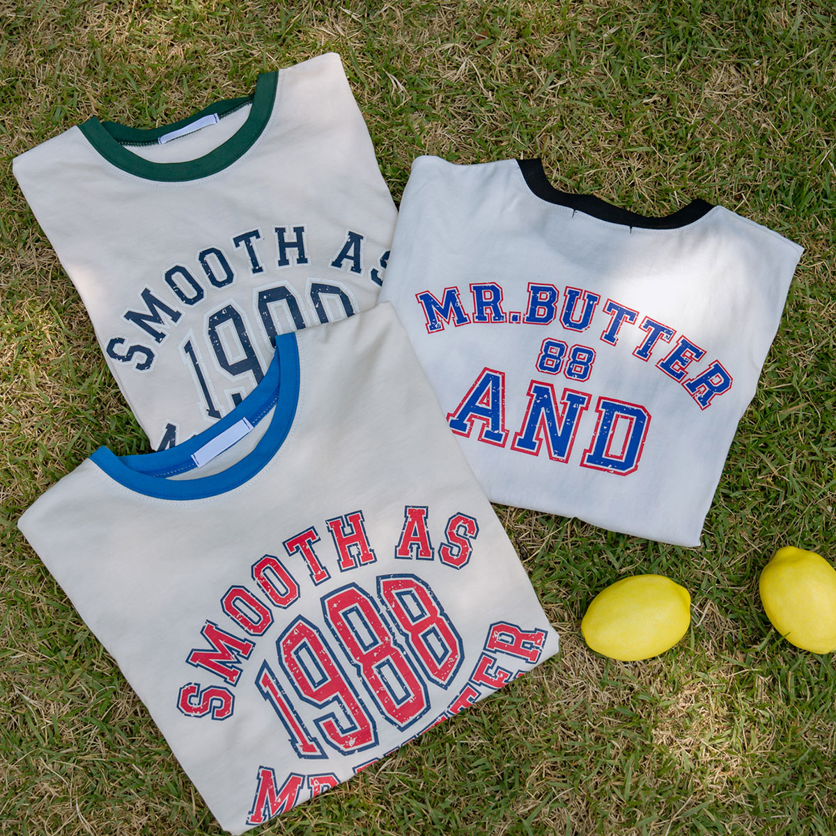 Lettering Mood Short Sleeves T-shirt