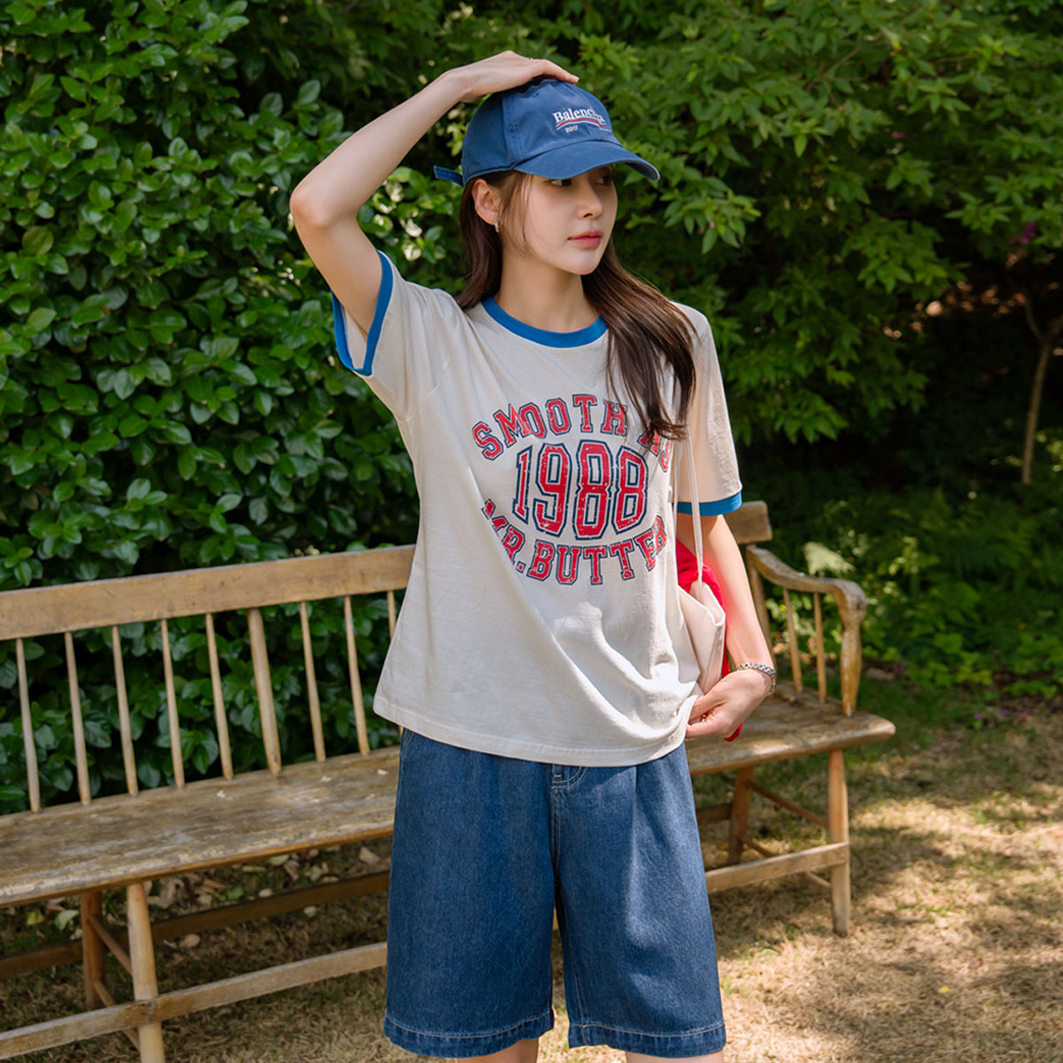 Lettering Mood Short Sleeves T-shirt